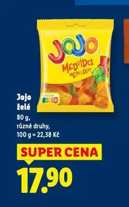 Lidl Jojo želé nabídka