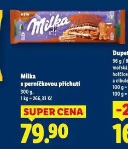 Lidl Milka s perníčkovou příchutí nabídka