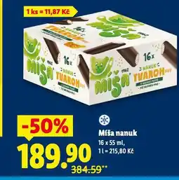 Lidl Míša nanuk nabídka