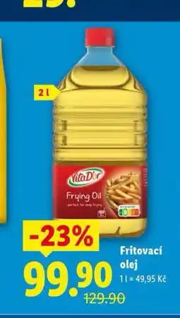 Lidl Fritovací olej nabídka