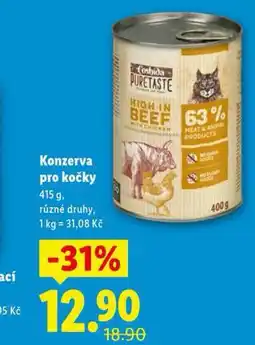 Lidl Konzerva pro kočky nabídka