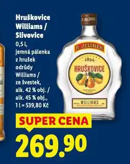 Lidl Hruškovice nabídka