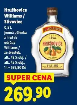 Lidl Slivovice nabídka