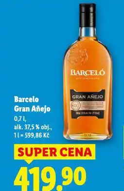 Lidl Barcelo gran anejo nabídka