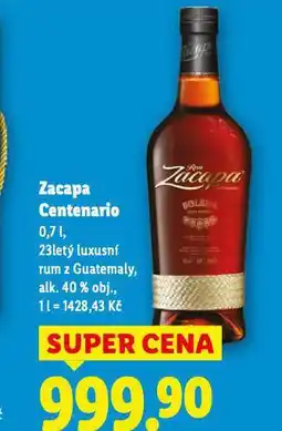 Lidl Zacapa centenario nabídka