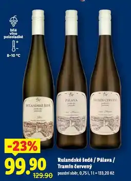 Lidl Rulandské šedé nabídka