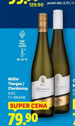 Lidl Müller thurgau nabídka