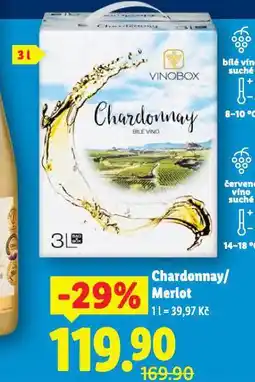 Lidl Merlot nabídka