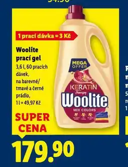 Lidl Woolite prací gel nabídka