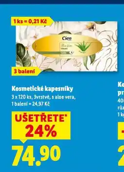 Lidl Kosmetické ubrousky nabídka