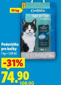 Lidl Podestýlka pro kočky nabídka