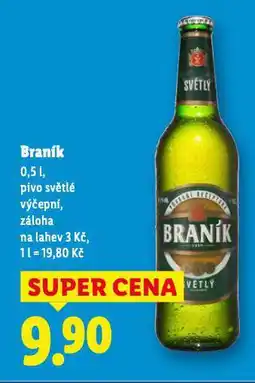 Lidl Pivo braník nabídka