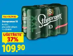Lidl Pivo staropramen nabídka