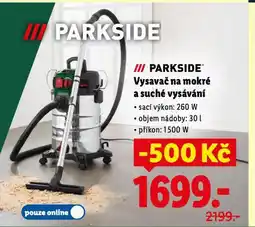 Lidl Vysavač na mokré a suché vysávání nabídka