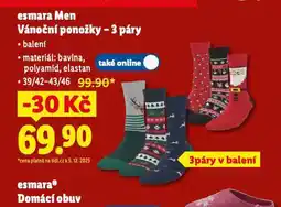 Lidl Vánoční ponožky nabídka
