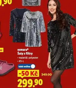 Lidl Šaty s flitry nabídka