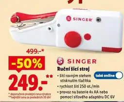 Lidl Ruční šicí stroj nabídka