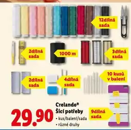 Lidl Šicí potřeby nabídka