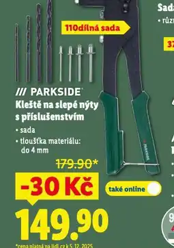 Lidl Kleště na slepé nýty s příslušenstvím nabídka