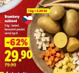 Lidl Brambory salátové nabídka