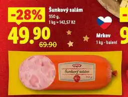 Lidl Šunkový salám nabídka