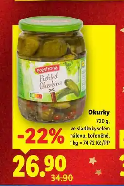 Lidl Okurky nabídka