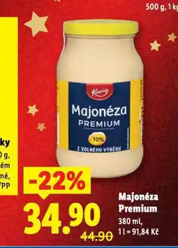 Lidl Majonéza premium nabídka