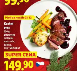 Lidl Kachní prsa nabídka