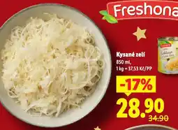 Lidl Kysané zelí nabídka