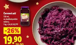 Lidl Červené zelí nabídka