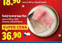 Lidl Český čerstvý kapr filet nabídka