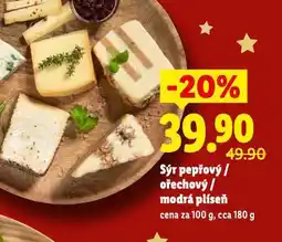 Lidl Sýr ořechový nabídka