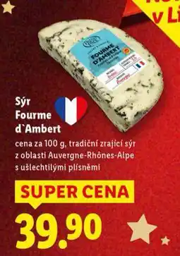 Lidl Sýr fourme d'ambert nabídka