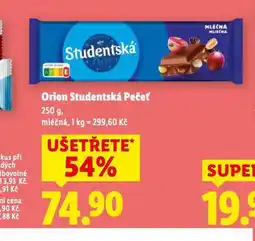 Lidl Orion studentská pečeť nabídka