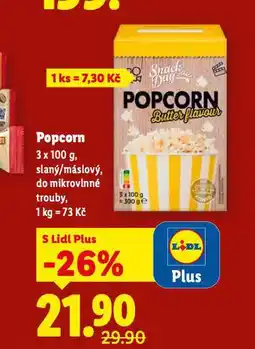 Lidl Popcorn nabídka