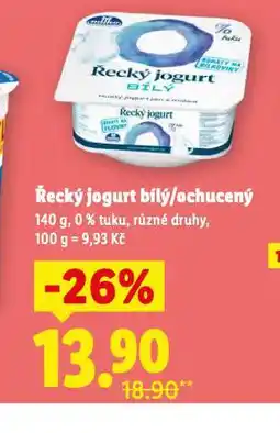 Lidl Řecký jogurt nabídka