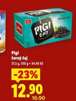 Lidl Pigi černý čaj nabídka