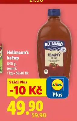 Lidl Hellmann's kečup nabídka