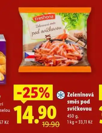 Lidl Zeleninová směs pod svíčkovou nabídka