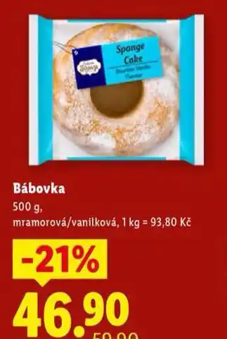 Lidl Bábovka nabídka