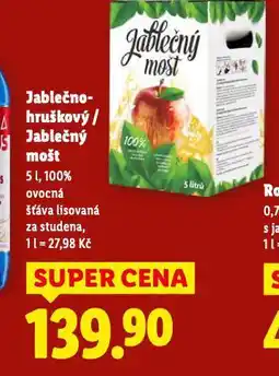 Lidl Jablečný mošt nabídka