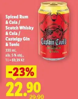 Lidl Spiced rum & cola nabídka