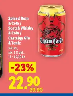 Lidl Castelgy gin & tonic nabídka