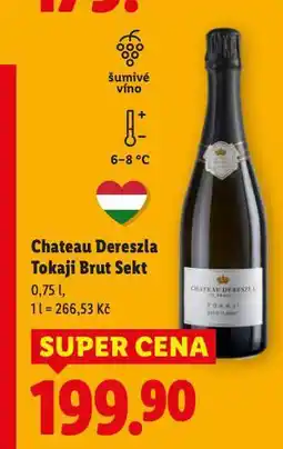 Lidl Chateau dereszla tokaji brut sekt nabídka