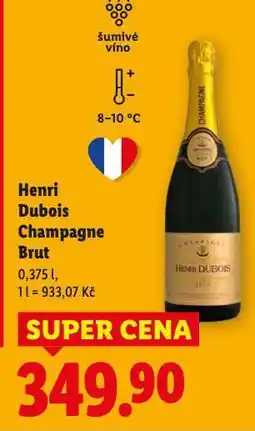 Lidl Henri dubois champagne brut nabídka