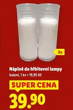 Lidl Náplně do hřbitovní lampy nabídka