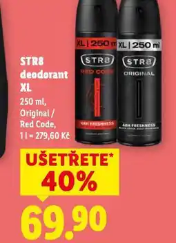 Lidl Str8 deodorant nabídka