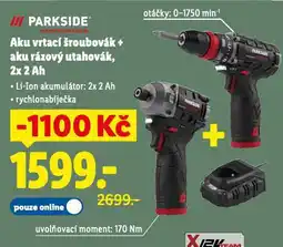 Lidl Parkside aku vrtací šroubovák nabídka