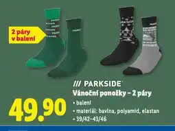 Lidl Vánoční ponožky nabídka