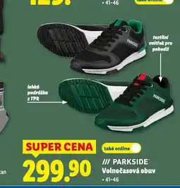 Lidl Volnočasová obuv nabídka